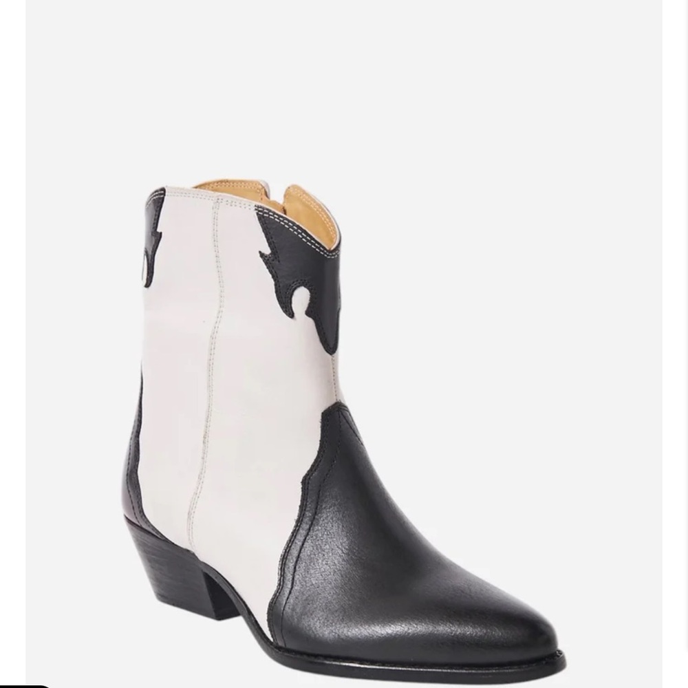 Free People New Frontier Western Boot in Arctic Fox Combo - Picture 6 of 16